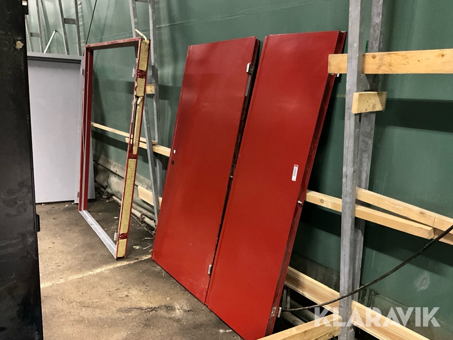 Ståldörrar med karm Daloc Y30 16x21