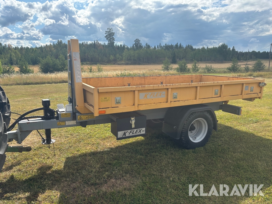 Lastväxlarvagn K-vagnen FV5000 med flak