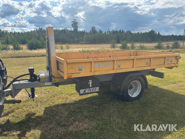 Lastväxlarvagn K-vagnen FV5000 med flak