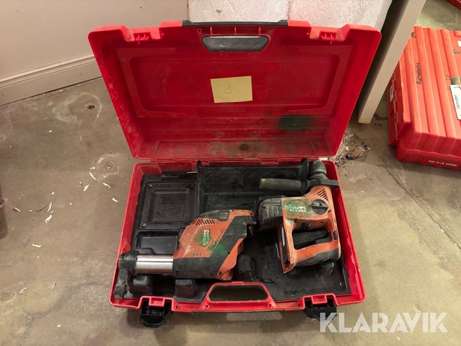 Borrhammare Hilti TE 4-A22 med dammsugare