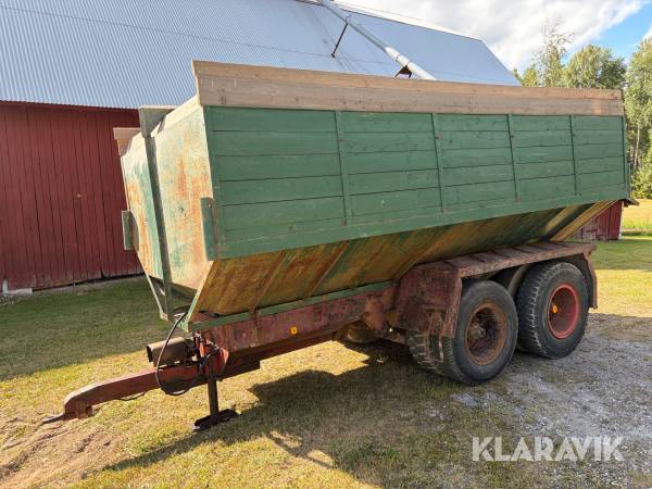 2-Axlad Spannmålskärra självtömmande ca 18 m3