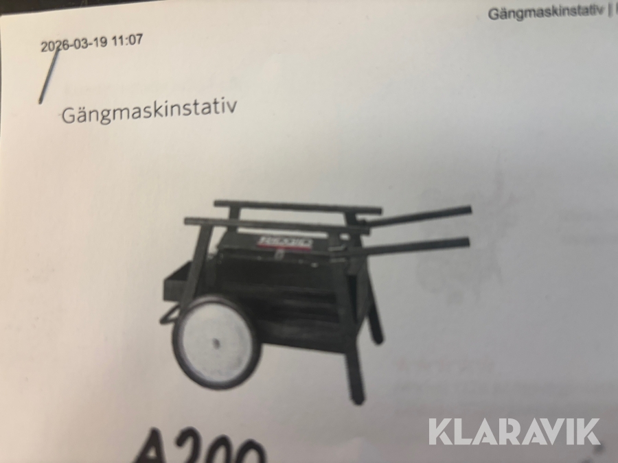 Gängmaskinstativ Ridgid A200