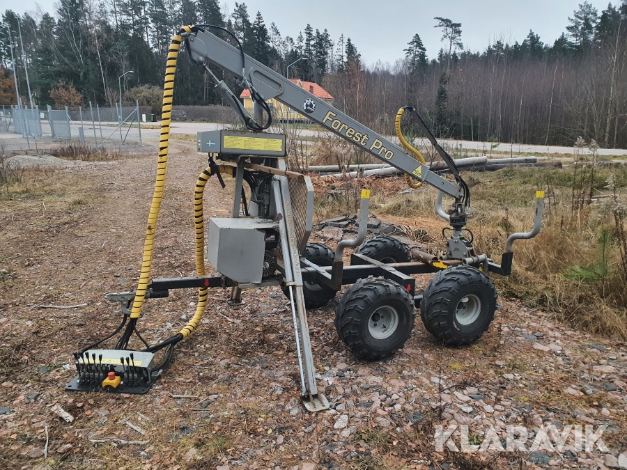 Skogsvagn för ATV Nokka BRP Forest Pro