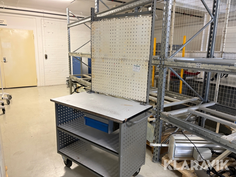 Rullvagn med Verktygstavla