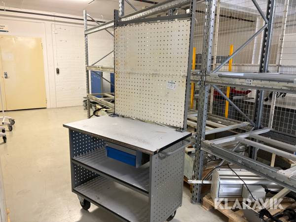 Rullvagn med Verktygstavla