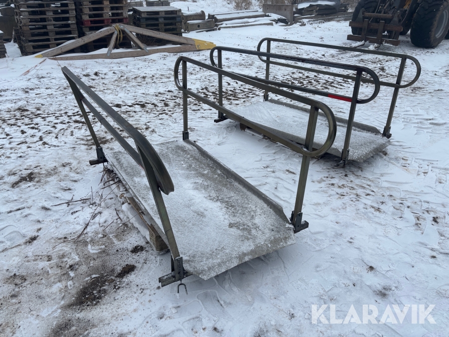 Landgång Aluminium - 2st