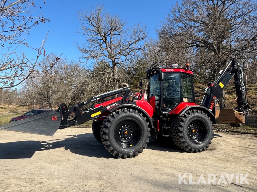 Grävlastare Huddig 1370 tiltrotator Engcon 214s + grip 2024