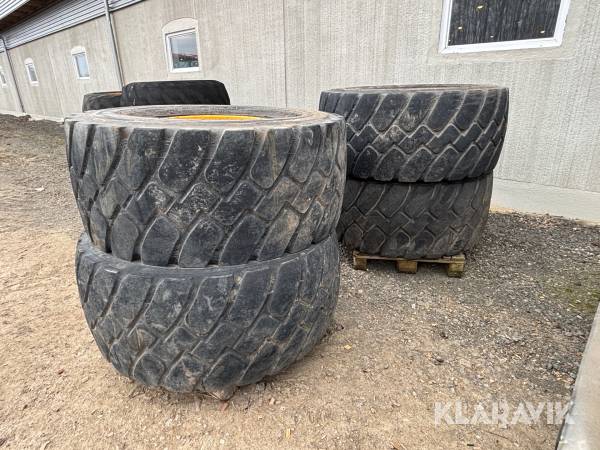 Entreprenaddäck Goodyear 600/65R25- 4st