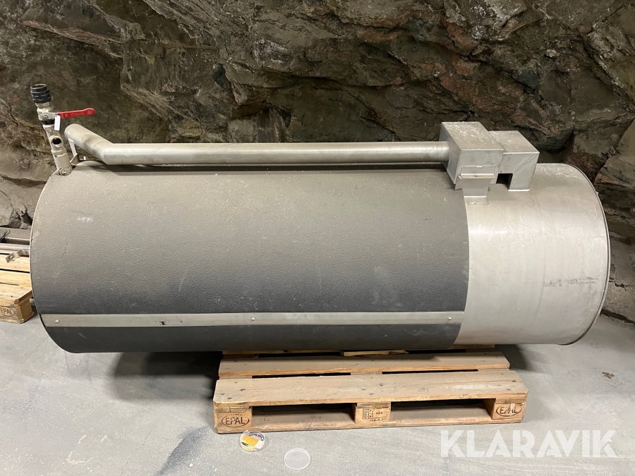 Vattentank för brutet vatten 900l. Rostfri