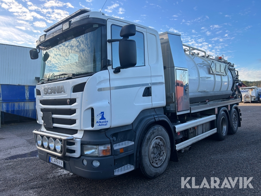 Slamsugarbil/spolbil Scania R400 ADR