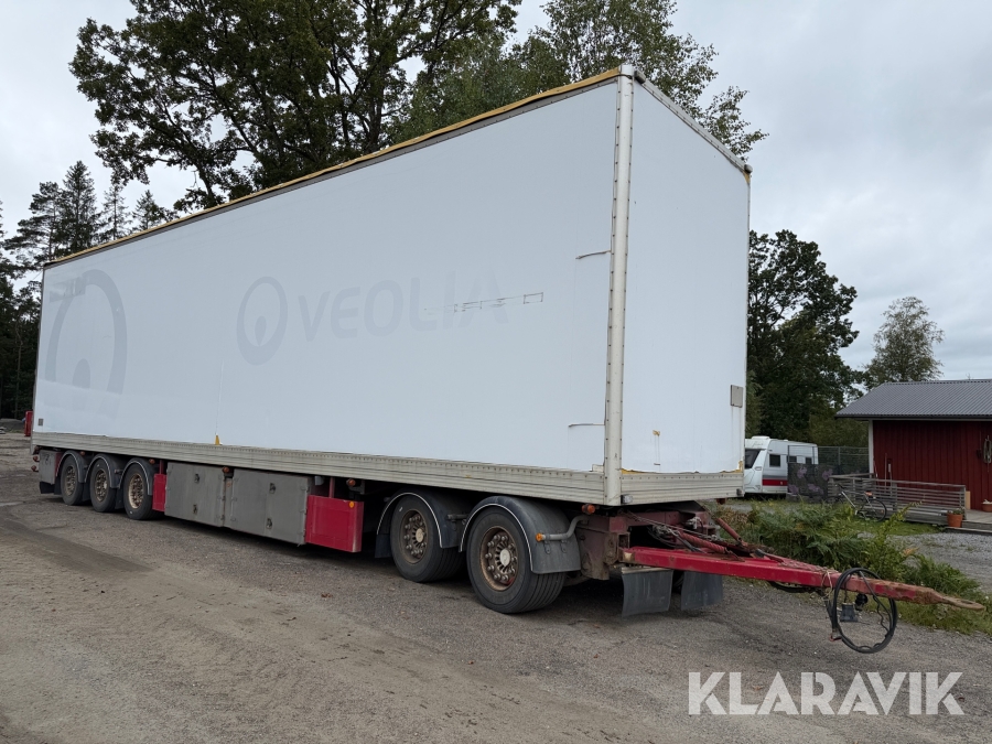 Skåpsläp LIMETEC VPU 542 med öppningsbar långsida