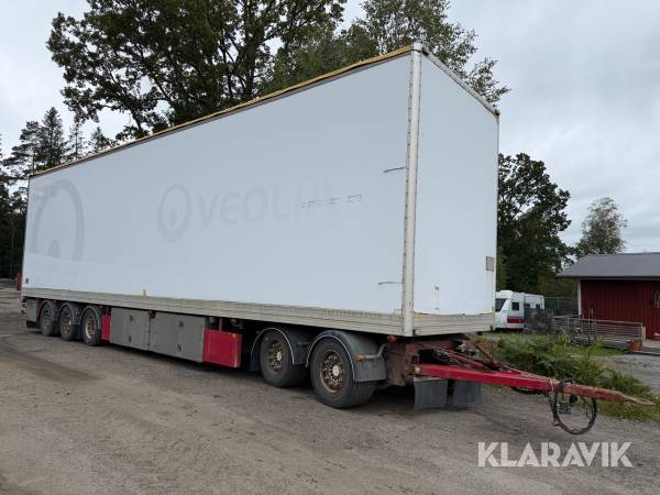 Skåpsläp LIMETEC VPU 542 med öppningsbar långsida