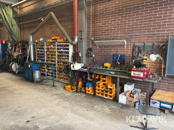 Verkstadsutrustning slangpressning komplett