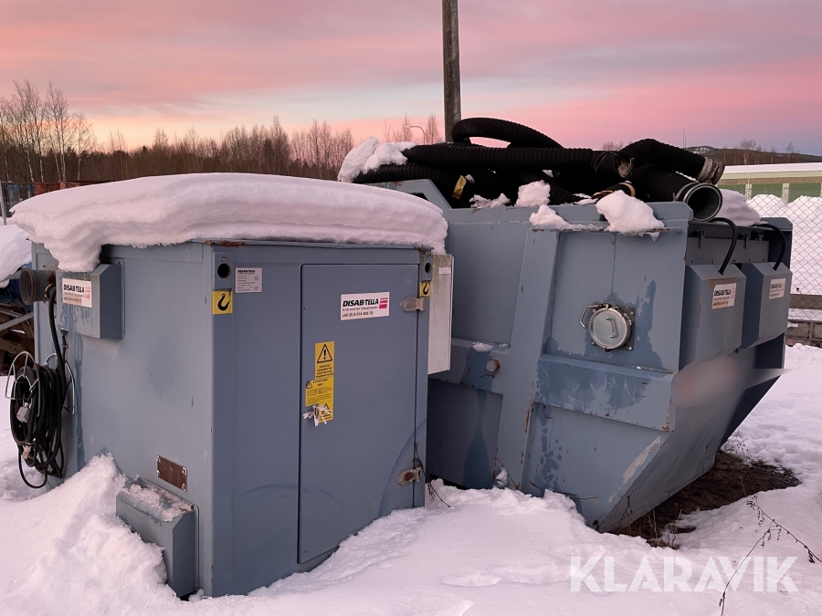 Saneringssug Disab Tella PES-101 med filteravskiljare