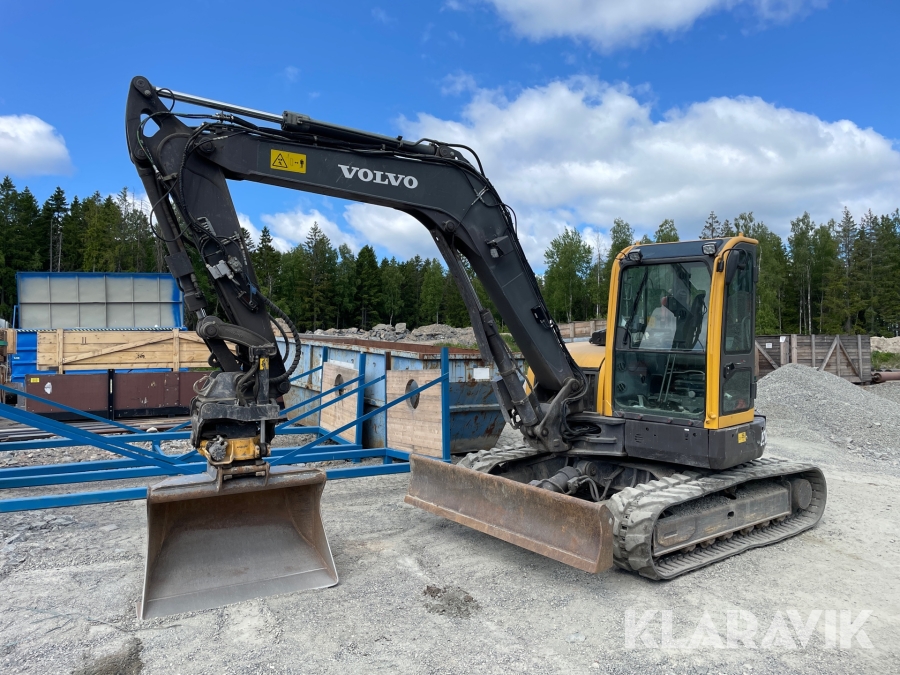 Grävmaskin Volvo ECR88plus, Grums, Klaravik auktioner