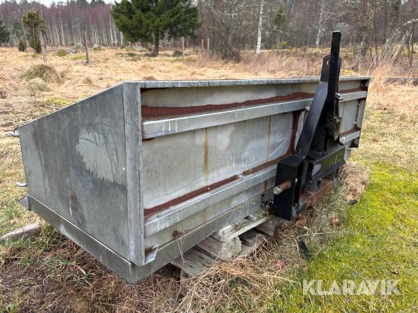 Transportlåda till 3-punktsfäste tippbart