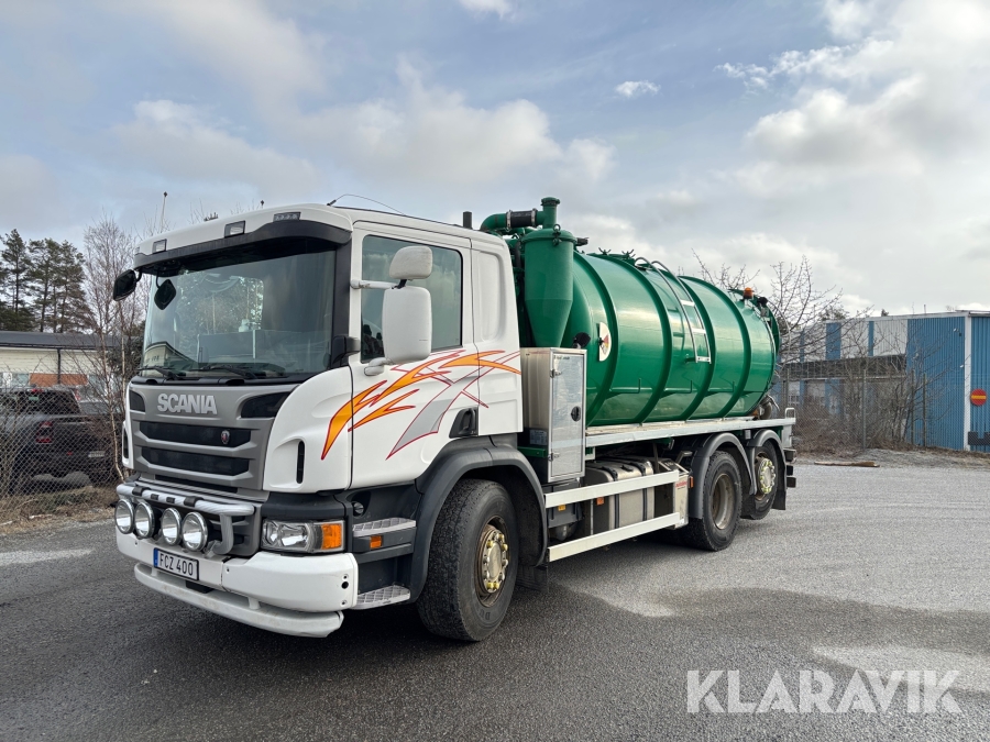 Slamsugarbil/Tankbil Scania P450 
