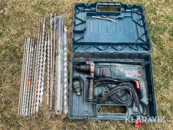 Slagborr Bosch GBH2600 med dig borrar