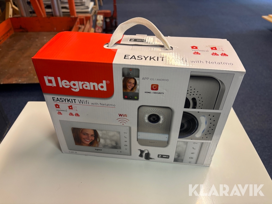 Dörrklocka med video Legrand Easykit wifi 3 609 10