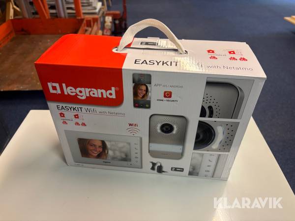 Dörrklocka med video Legrand Easykit wifi 3 609 10