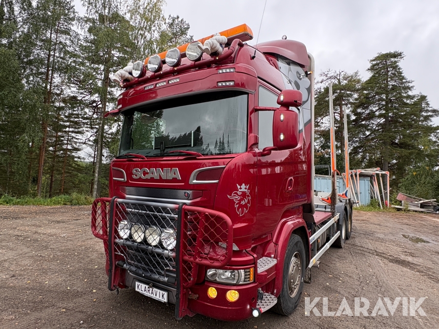 Timmerbil Scania 580 R 6x4