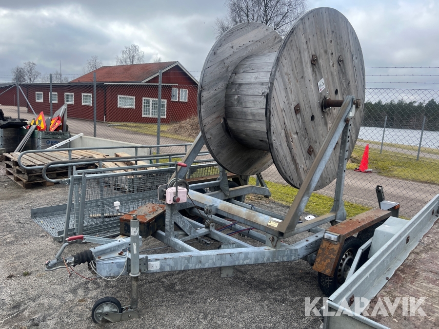 Släp för kabeltrumma Sahlins PBK 4711