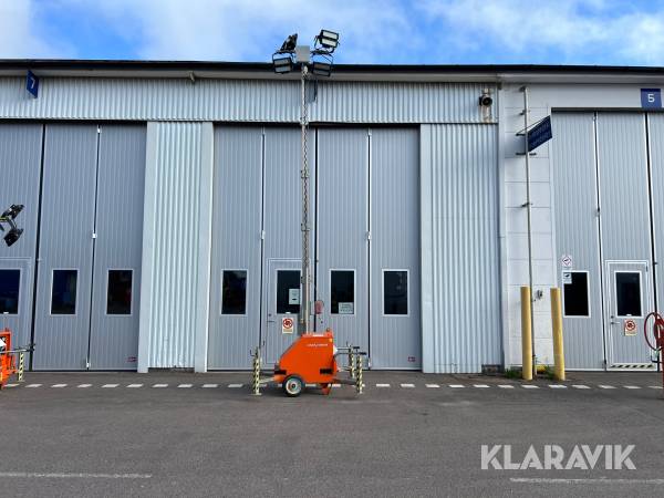 Belysningsmast teleskop Satema Link Tower 7 m