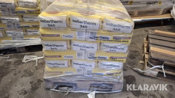Underlagsbruk Weber Webertherm 340 Fiberförstärkt