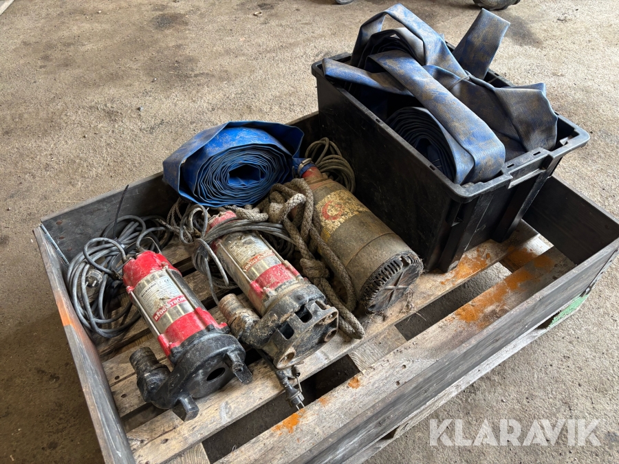 Parti med vattenpump 3st Malmberg Okänt
