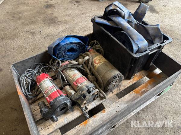 Parti med vattenpump 3st Malmberg Okänt