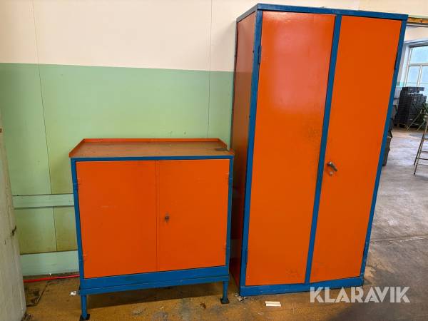 Plåtskåp 2st
