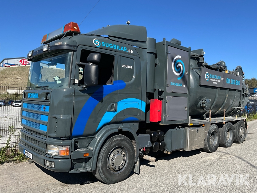Slamsugarbil Scania R114 8x4*4