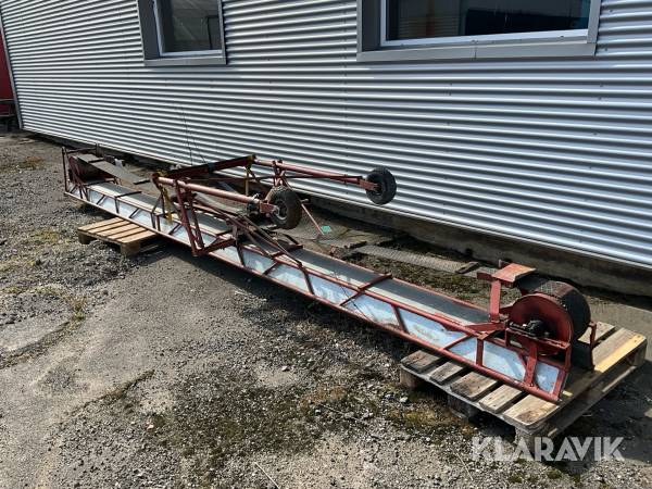 Hydrauldrivet transportband