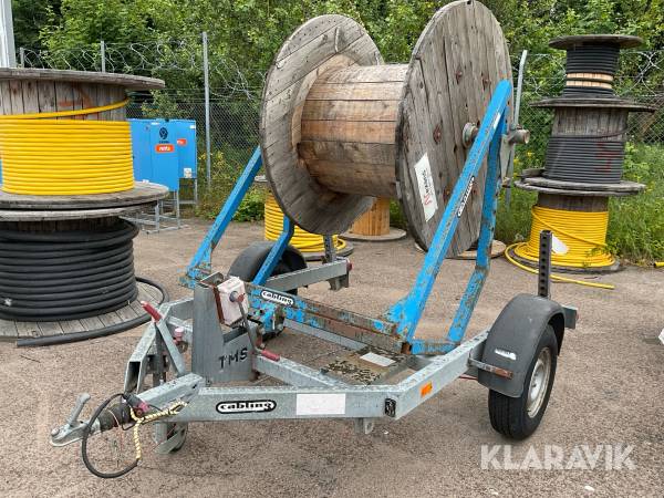 Släp för kabeltrumma
