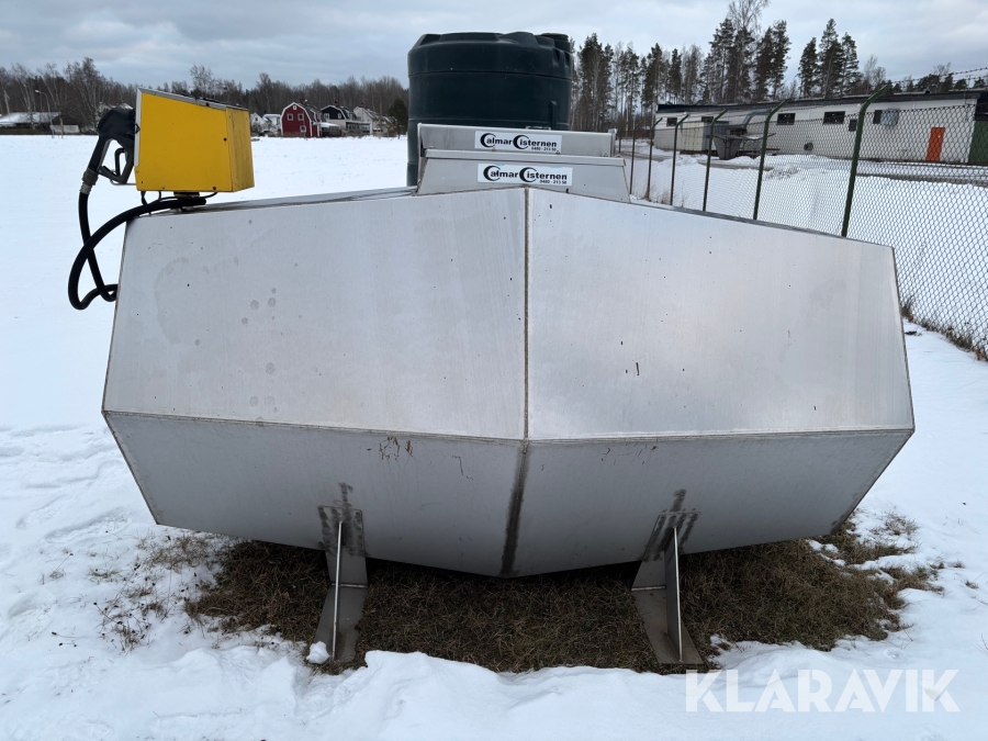 Dieseltank CalmarCisternen 3000L rostfri