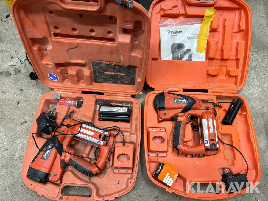 2 st gaspistoler Paslode Im50F18