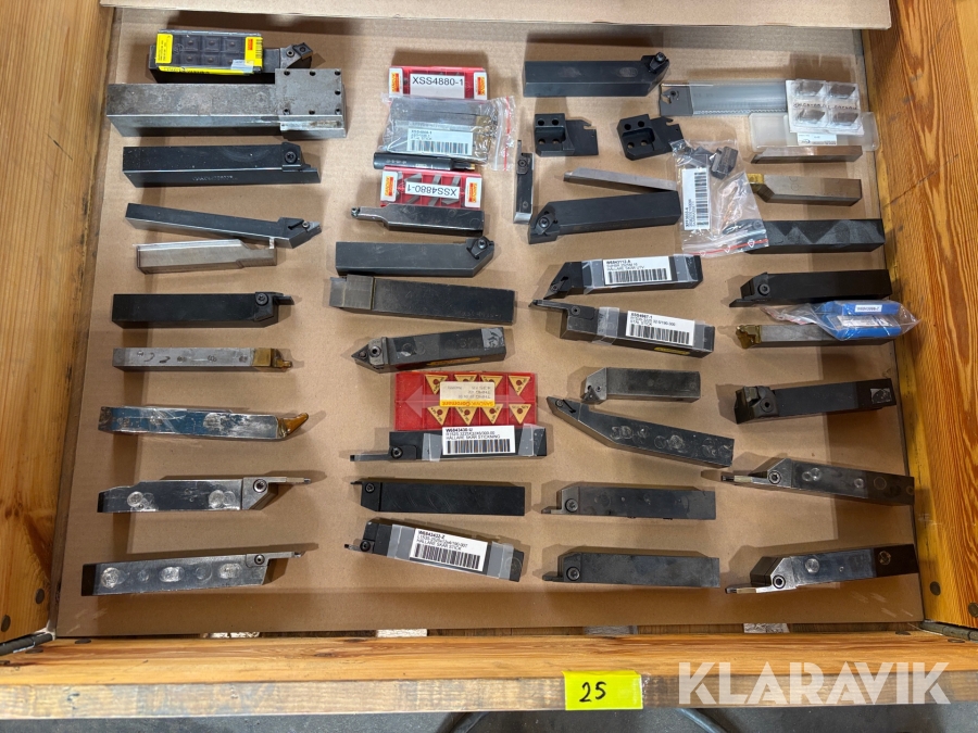 Parti med svarvstål