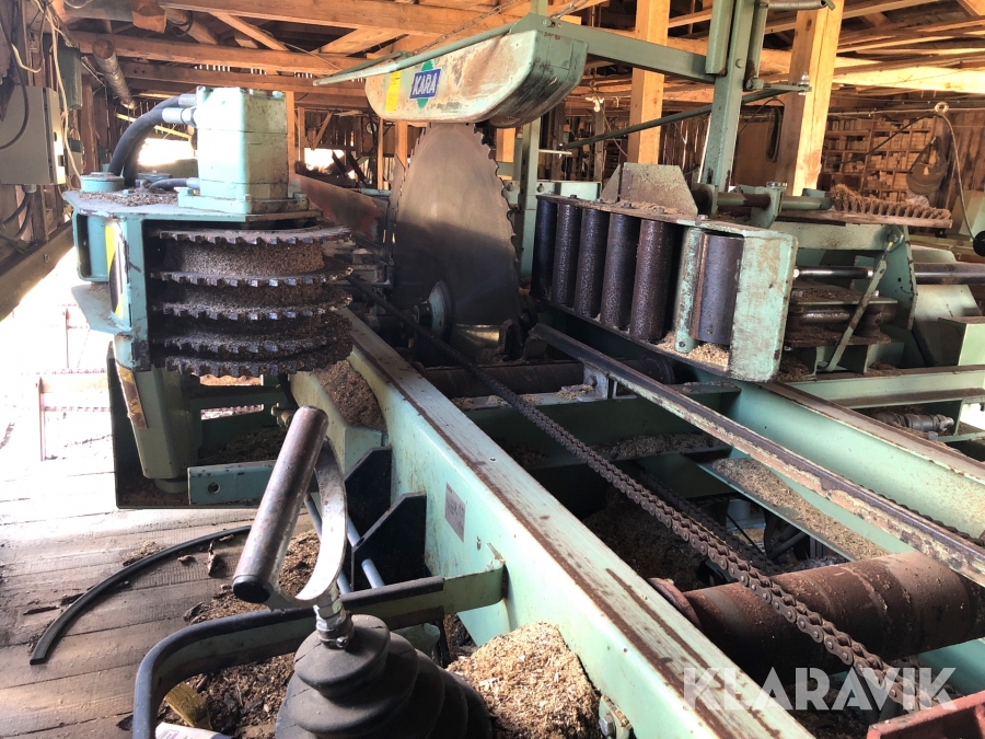 Sågverk Kara F 2000 18m transportband + display