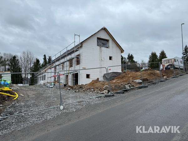 Byggstaket Demex 105 m med fötter