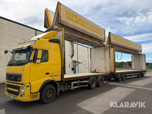 Lastbil Volvo FH 480 med släp