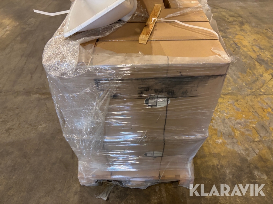 Pall med nya handfat Kolo Nova PRO, Mjölby, Klaravik auktion