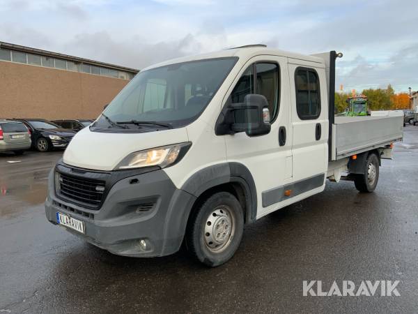 Flakbil Peugeot Boxer Dubbelhytt 335 2.0 BlueHDi