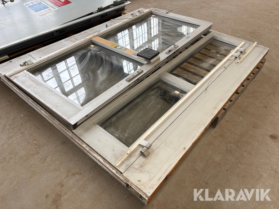 Dörr med glas 1850x2200mm