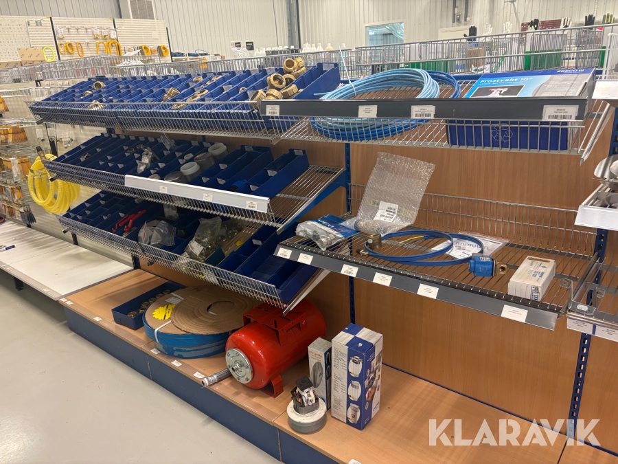 Parti med blandade VVS produkter