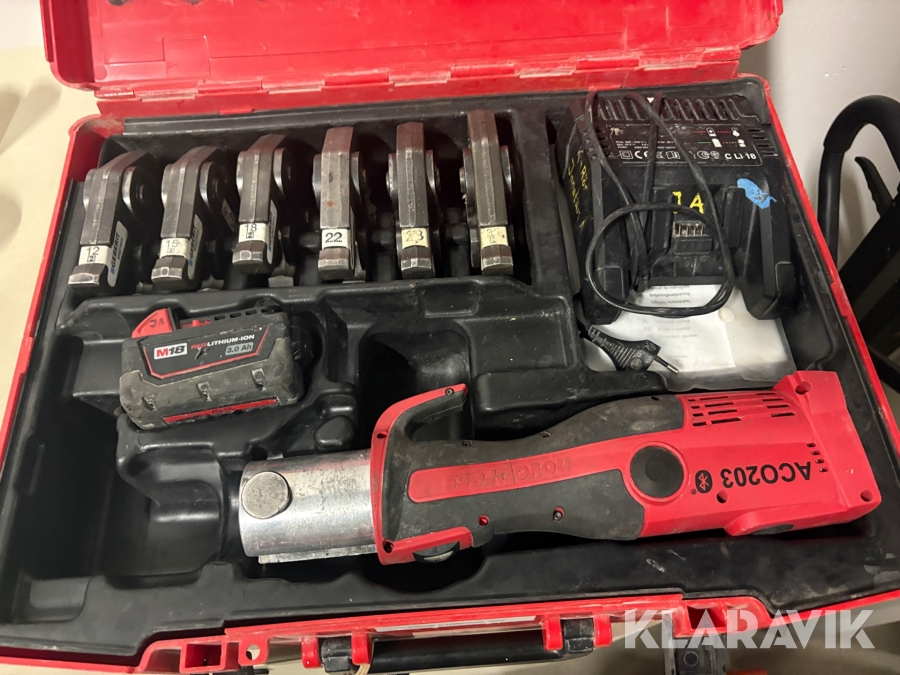 Pressverktyg Novopress Eco202 med M-käftar