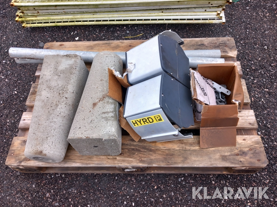 Laddstolpe för motorvärmare 2st Garo