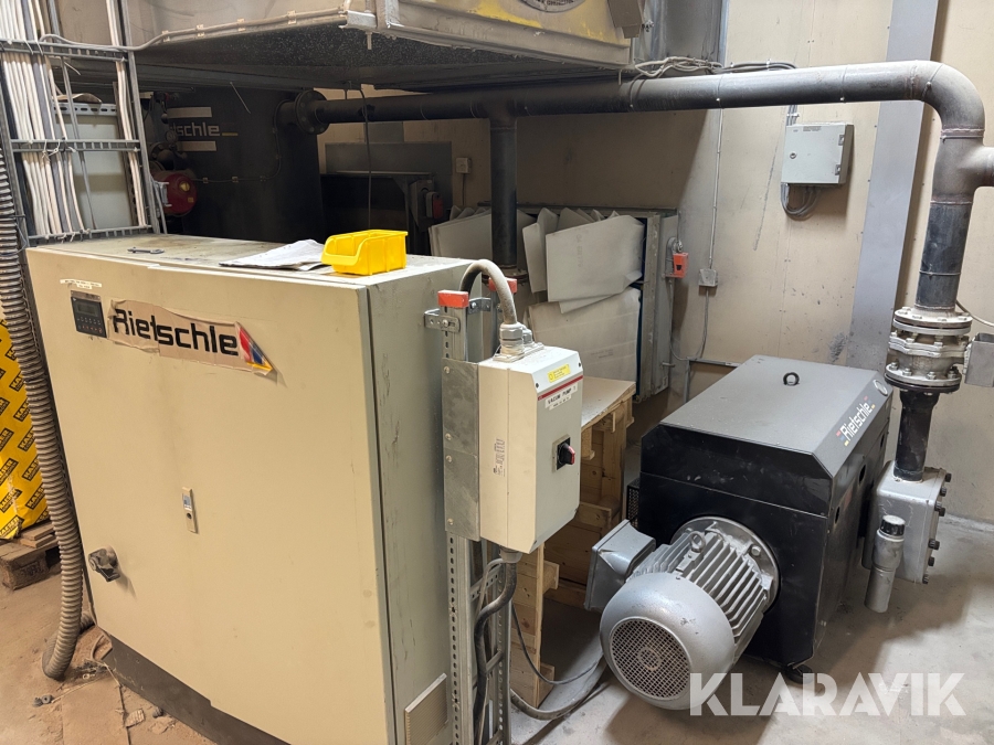 Vakuumpump Rietschle Smv 500 2st + tank