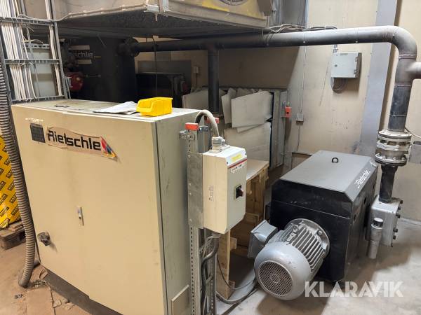 Vakuumpump Rietschle Smv 500 2st + tank