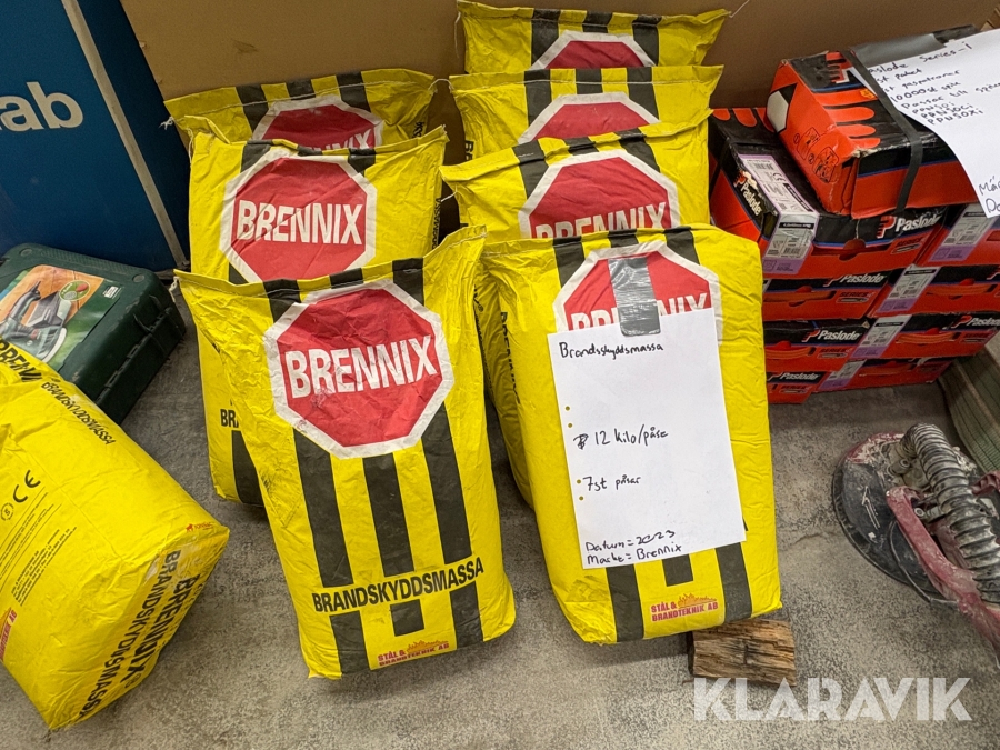 Brandskyddsmassa Brennix 7st