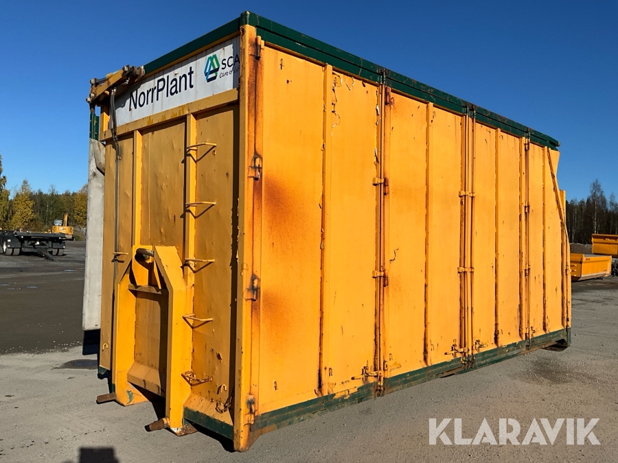 Lastväxlarcontainer med krankonsol